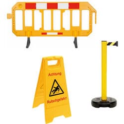 Mobile Absperrungen